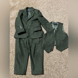 Kids Green Suit Set